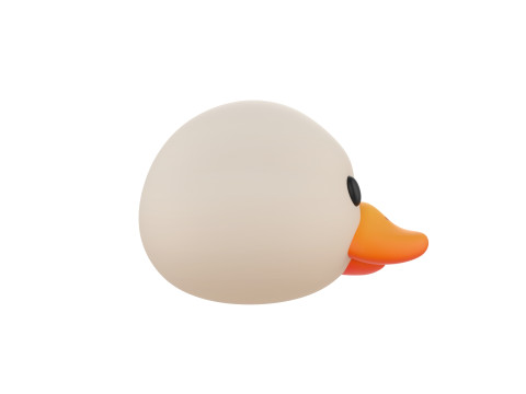 Prop169 Duck Head 3Dモデル