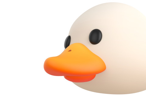 Prop169 Duck Head 3Dモデル