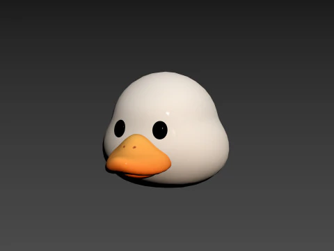 Prop169 Duck Head 3D Model