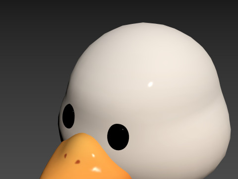Prop169 Duck Head 3Dモデル