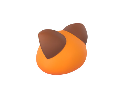 Prop170 Red Panda Head 3D Modell