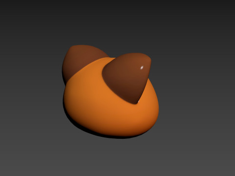 Prop170 Red Panda Head 3D Modell