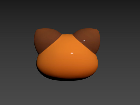 Prop170 Red Panda Head 3D Modell