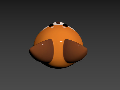 Prop170 Red Panda Head 3D Modell