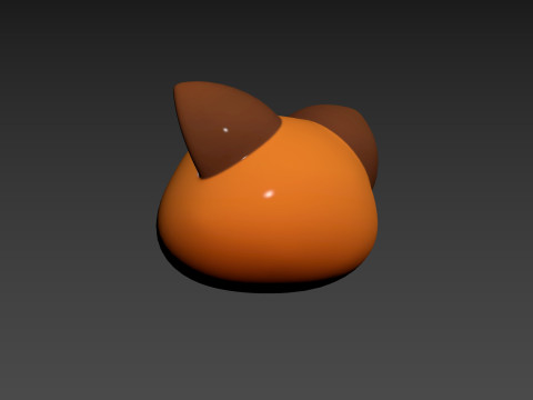 Prop170 Red Panda Head 3D Modell