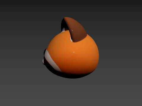 Prop170 Red Panda Head 3D Modell