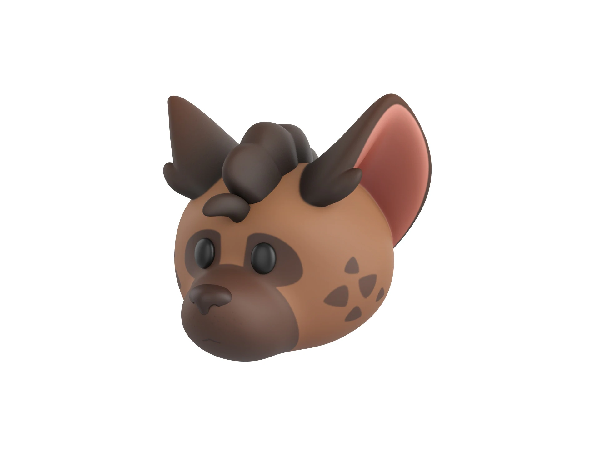 Prop171 Hyena Head 3D Model .c4d .max .obj .3ds .fbx .stl .blend 