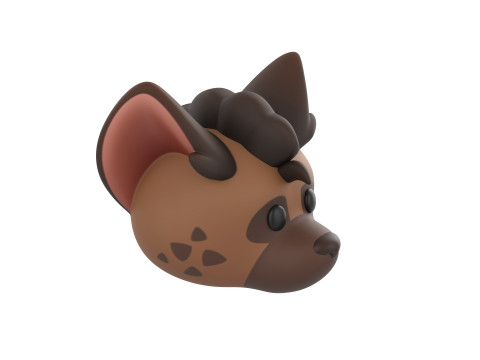 Prop171 Hyena Head 3Dモデル