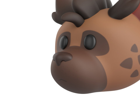 Prop171 Hyena Head 3Dモデル