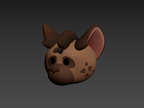 Prop171 Hyena Head 3Dモデル