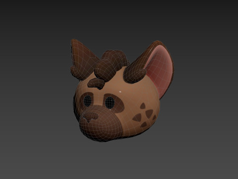 Prop171 Hyena Head 3Dモデル