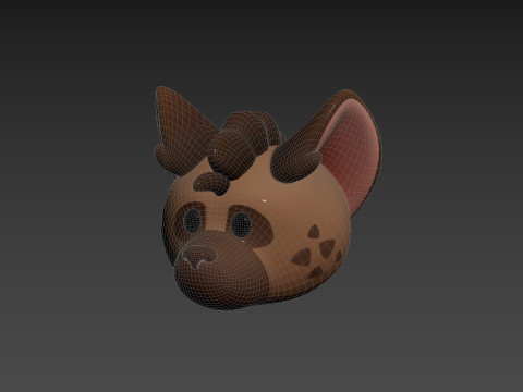 Prop171 Hyena Head 3Dモデル