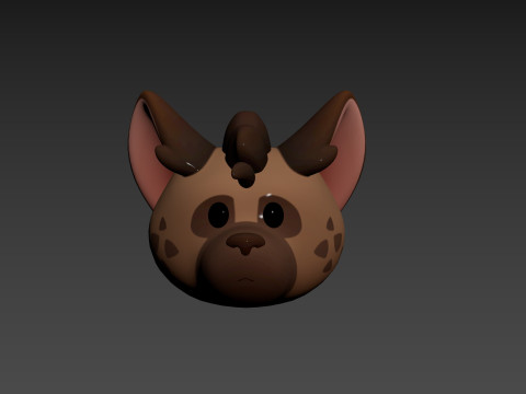 Prop171 Hyena Head 3Dモデル