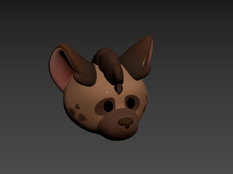 Prop171 Hyena Head 3Dモデル