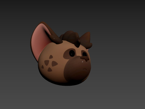 Prop171 Hyena Head 3Dモデル