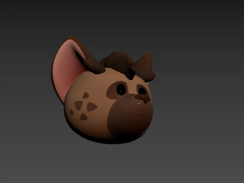 Prop171 Hyena Head 3D Model
