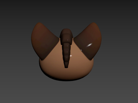 Prop171 Hyena Head 3Dモデル