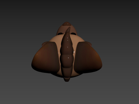 Prop171 Hyena Head 3Dモデル