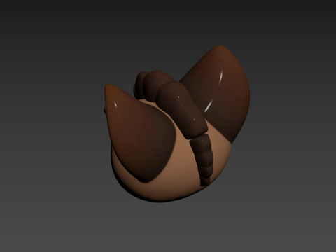 Prop171 Hyena Head 3Dモデル