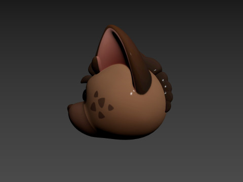 Prop171 Hyena Head 3Dモデル