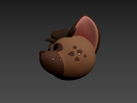 Prop171 Hyena Head 3Dモデル