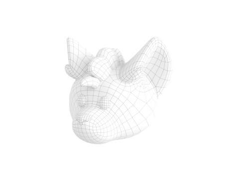 Prop171 Hyena Head 3Dモデル