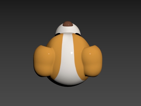 Prop172 Beagle Dog Head Modello 3D