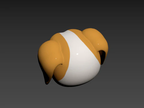 Prop172 Beagle Dog Head 3D Model