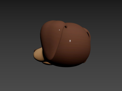 Prop173 Dachshund Dog Head 3Dモデル