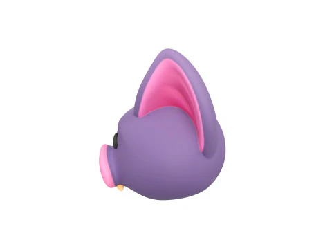 Prop174 Bat Head 3D Model