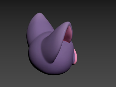 Prop174 Bat Head Modèle 3D