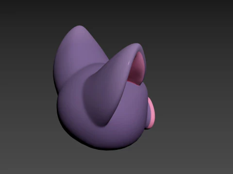 Prop174 Bat Head 3D Model