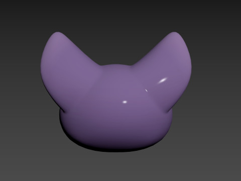 Prop174 Bat Head Modèle 3D