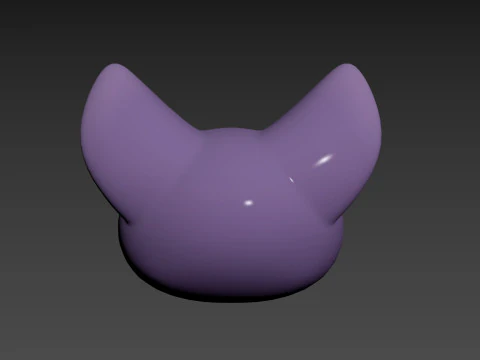 Prop174 Bat Head 3D Model
