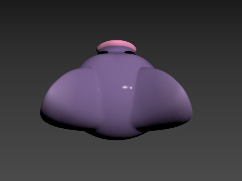 Prop174 Bat Head Modèle 3D