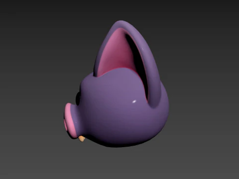 Prop174 Bat Head 3D Model
