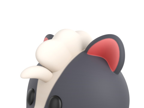 Prop177 Skunk Head Modelo 3D