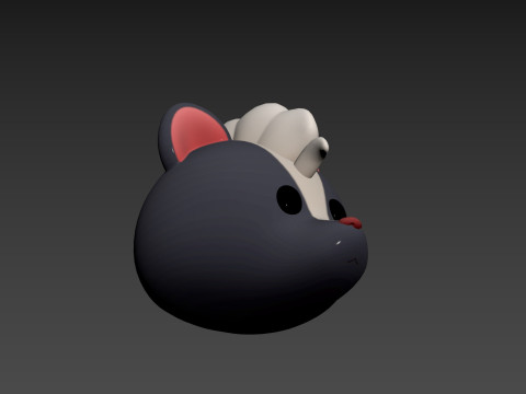 Prop177 Skunk Head Modelo 3D