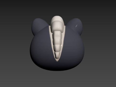 Prop177 Skunk Head Modelo 3D