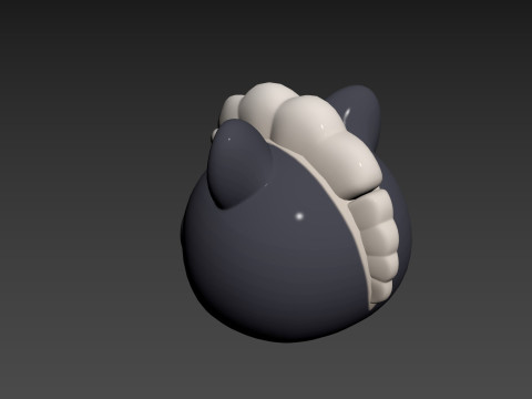 Prop177 Skunk Head Modelo 3D