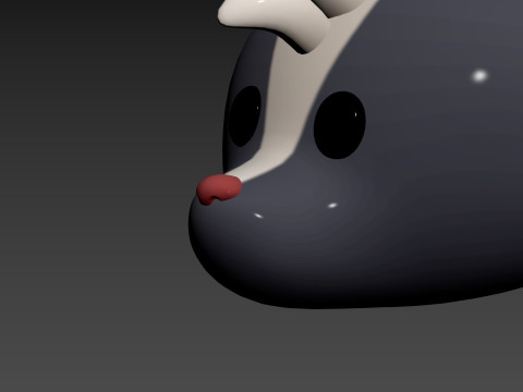 Prop177 Skunk Head Modelo 3D