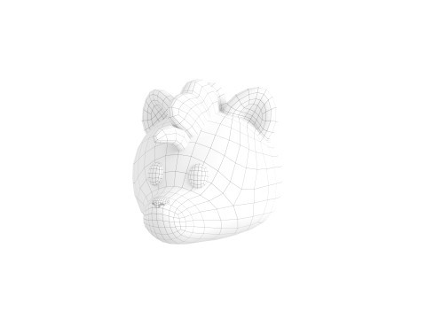 Prop177 Skunk Head Modelo 3D