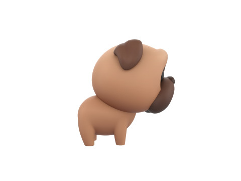 Character195 Pug 3D मॉडल