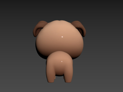 Character195 Pug 3D मॉडल