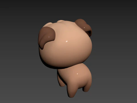 Character195 Pug 3D Model