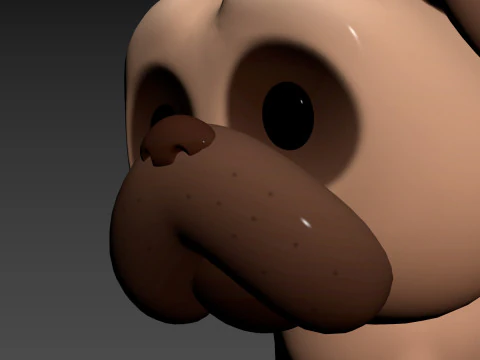 Character195 Pug 3D Model