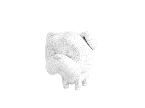 Character195 Pug 3D Model