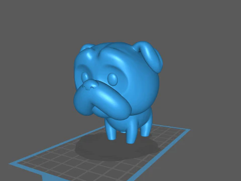 Character195 Pug 3D Model