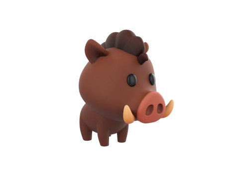 Character196 Boar 3D 모델