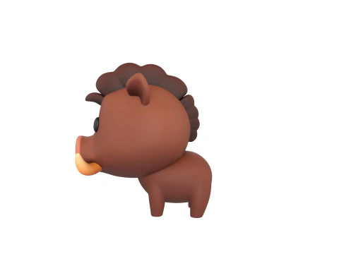 Character196 Boar 3D Model
